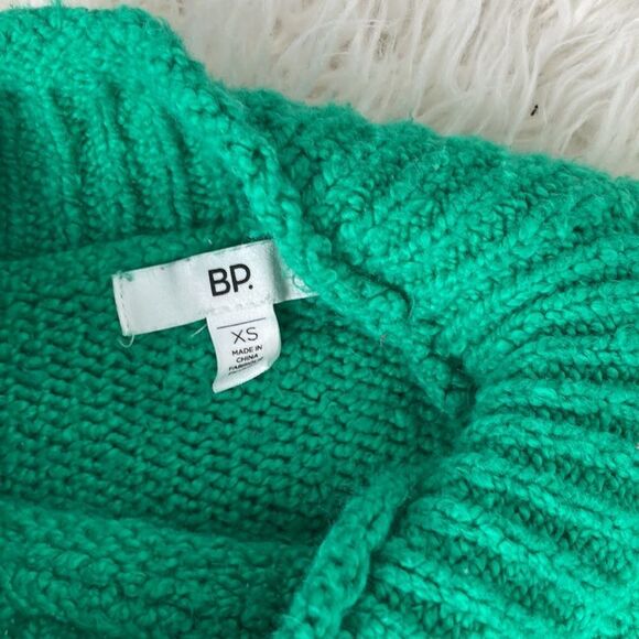BP Green Long Sleeve Crewneck Pullover Sweater Size XS - Picture 5 of 9
